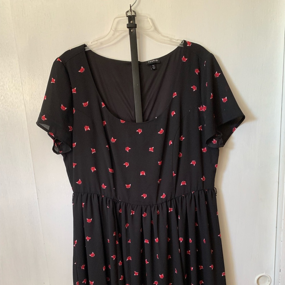 Torrid fox print dress